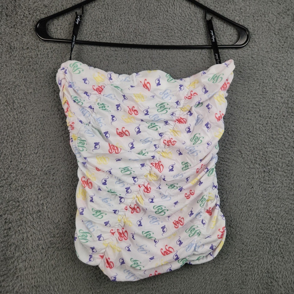 Vintage Baby Phat Ruched Bodycon Sleeveless Top Large Y2k 90s Streetwear Hip Hop